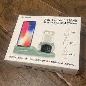 Merkury 3N1 device stand desktop charging station